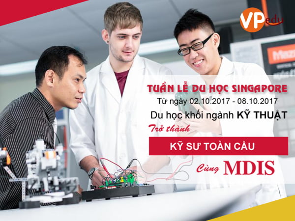 Du học Singapore trở thành kỹ sư toàn cầu cùng Học viện MDIS