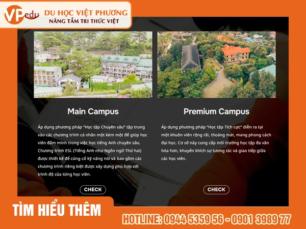 Hình ảnh 2 Campus của trường anh ngữ JIC