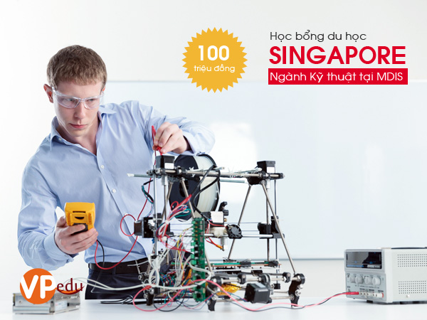 Học bổng 100 triệu du học Singapore ngành kỹ thuật tại MDIS
