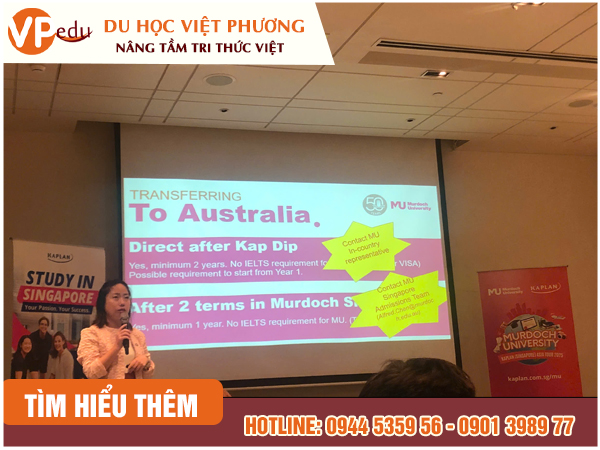 Du học Singapore chuyển tiếp Úc