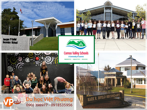 Hệ thống trường trung học Comox Valley School District tại Canada