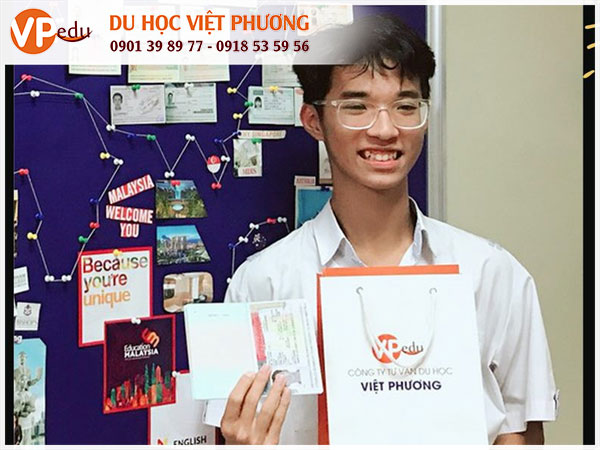 Đặng Hồng Quang đậu visa du học Mỹ 2021