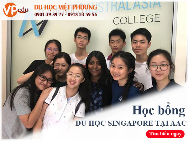 Học bổng du học Singapore  2021 tại trường AAC 