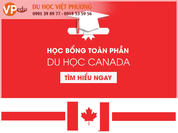 Học bổng toàn phần du học Canada 2021