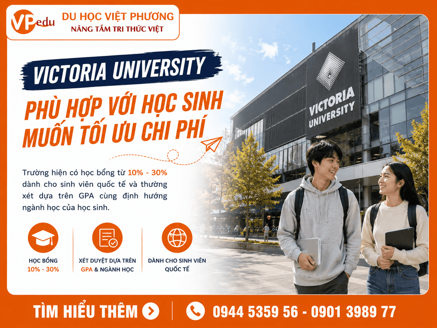 Victoria University - Phù Hợp Với Học Sinh Muốn Tối Ưu Chi Phí