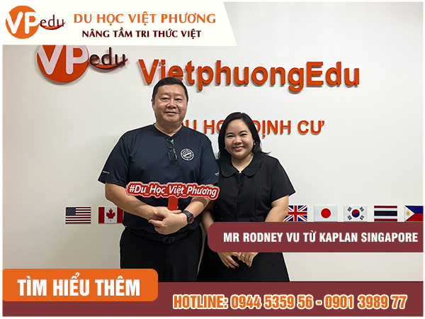 Đại diện Kaplan tới thăm văn phòng Du Học Việt Phương