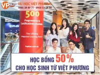 Học bổng 50% học phí tại Học viện Kaplan Singapore