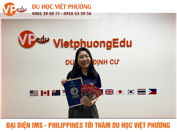 Đại diện IMS tới thăm văn phòng Du học Việt Phương