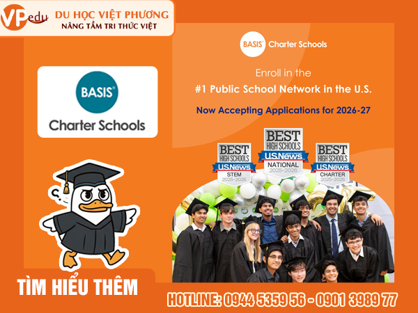 Thông tin du học Mỹ tại trường Basis Chandler