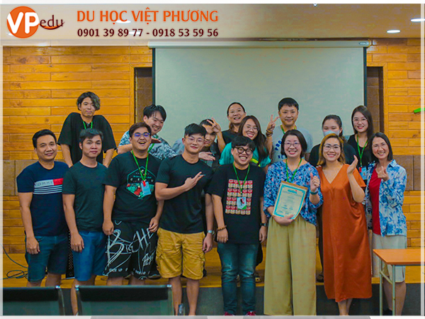 Học sinh của Du học Việt Phương tại anh ngữ Philinter