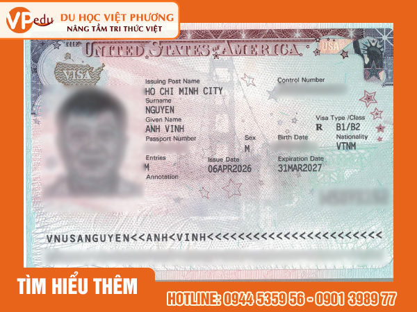 Khách của Du học Việt Phương đậu visa du lịch Mỹ