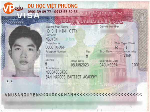 Học sinh của Du học Việt Phương chứng minh tài chính khi du học Mỹ