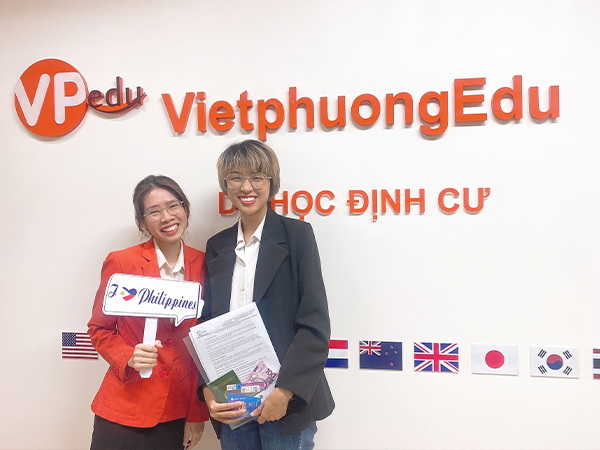 Bích Thuận - học sinh của VPedu tại trường Help English