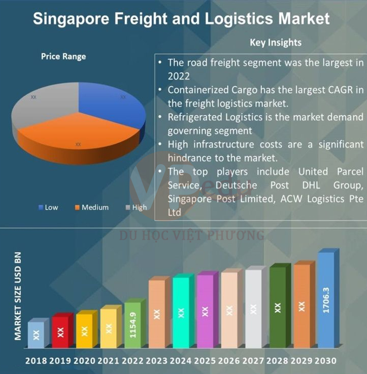 Biểu đồ về thị trường Logistic & Supply chain