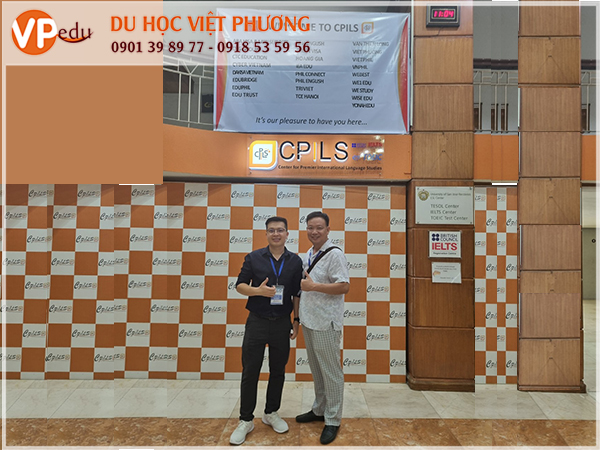 Du học Việt Phương tơi thăm Trường Anh ngữ CPILS