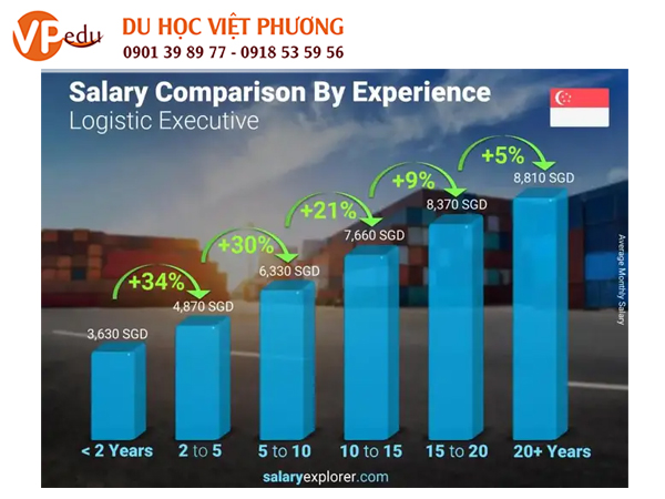 Tuỳ theo kinh nghiệm, nhân sự sẽ có mức lương khác nhau