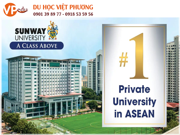 Đại học Sunway Malaysia - Top 1 Đông Nam Á