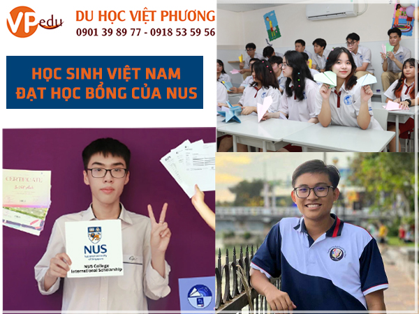 Một số hình ành học sinh Việt Nam thành công chinh phục học bổng của NUS