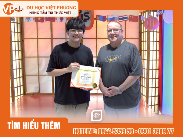 Học sinh Việt Nam khi tốt nghiệp CPILS - sẽ nhận được chứng nhận