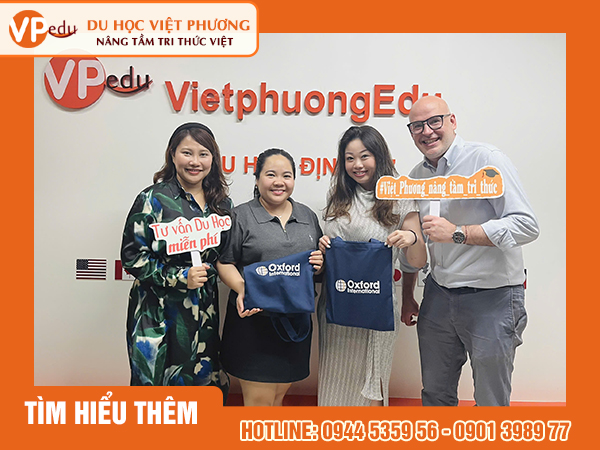 Oxford International Education tới thăm và làm việc với Du học Việt Phương