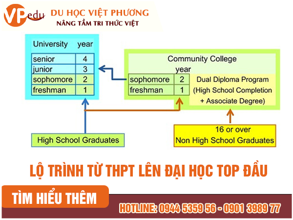 transfer – chuyển tiếp từ cao đẳng sang đại học 4 năm
