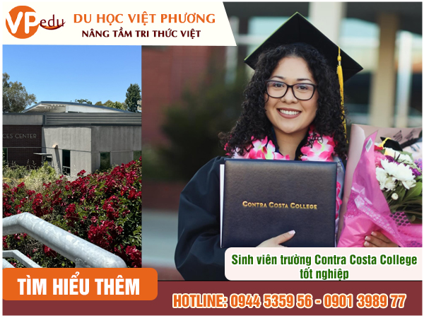 Sinh viên Contra Costa College trong buổi lễ tốt nghiệp