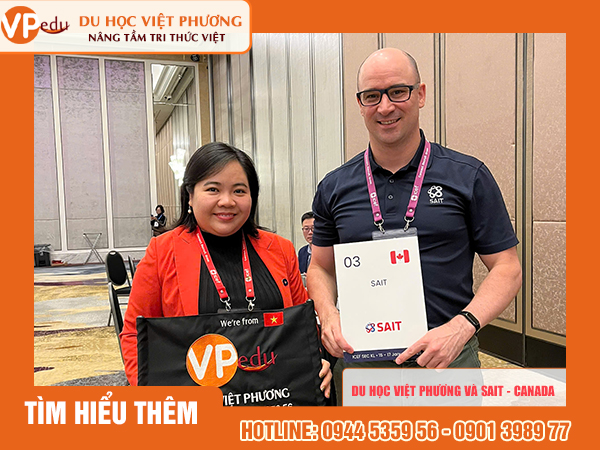 Du học Việt Phương và đại diện trường SAIT