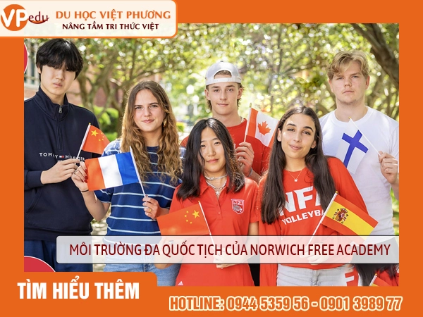 Môi trường học tập đa quốc tịch của NFA