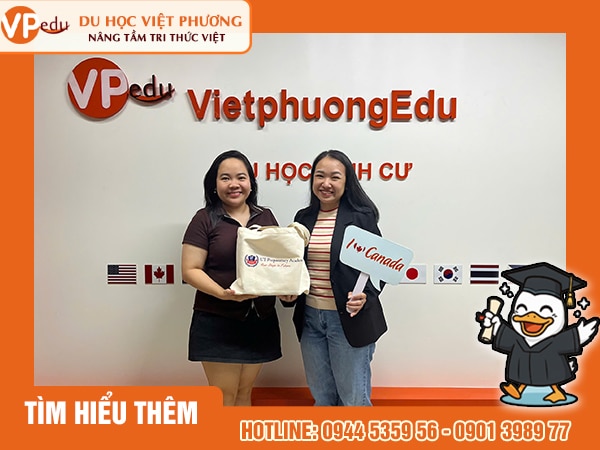 Đại diện trường Canada trực tiếp đến thăm VPEdu