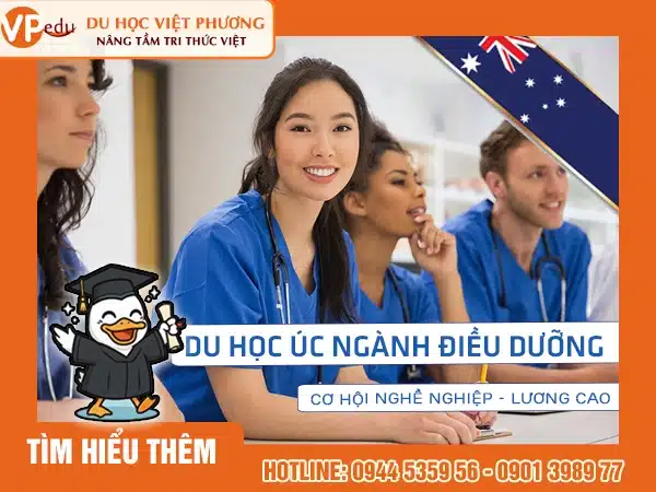 Du học Úc ngành Điều dưỡng 