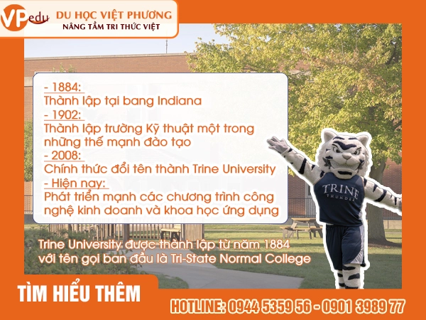 Lịch sử hình thành và phát triển của Trine University