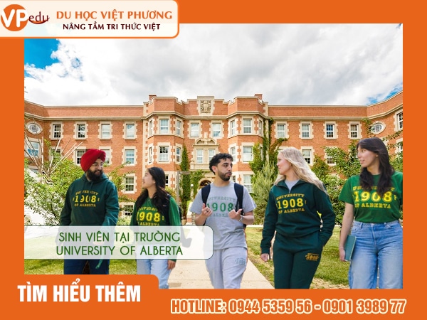 Sinh viên tại trường University of Alberta