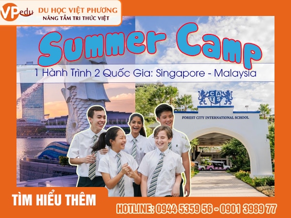 Du học hè Malaysia Singapore | Trại hè quốc tế Forest City International School
