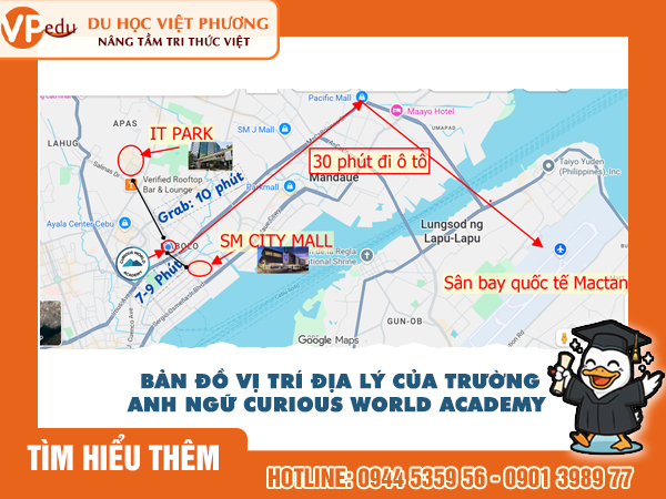 Vị trí của trường Curious World Academy