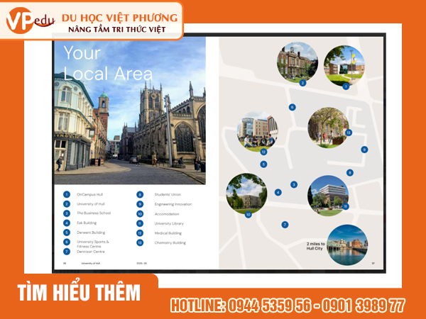 Các cơ sở vật chất nổi bật trong khuôn viên