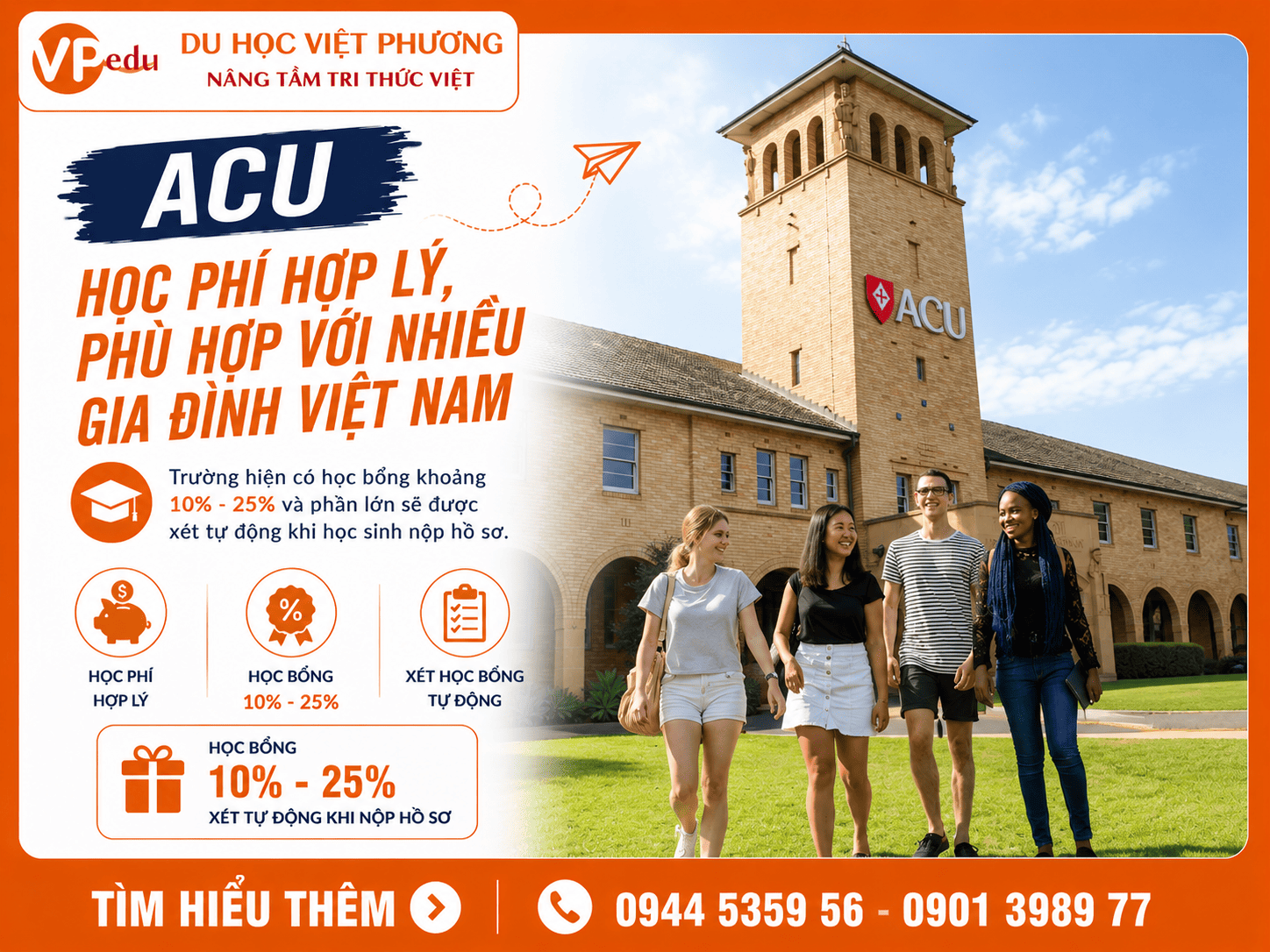 Tổng hợp 99+ học bổng du học Úc MỚI NHẤT 16 ACU