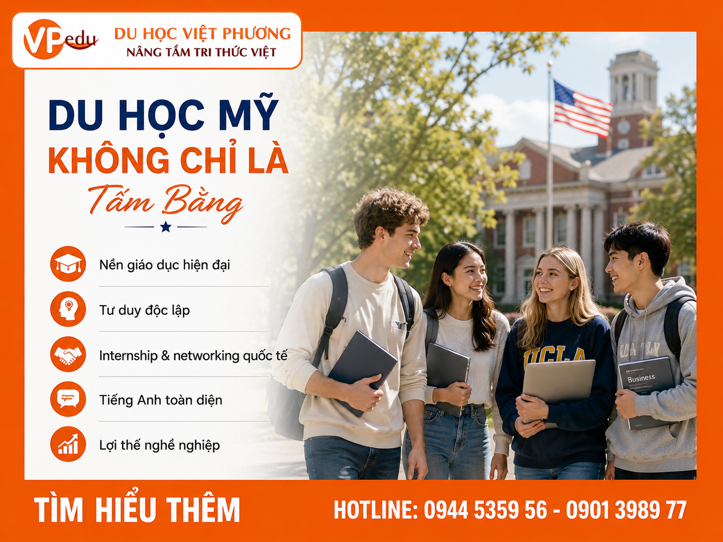 Du học Mỹ nhận lại được gì