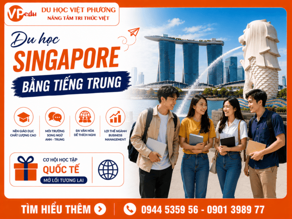 Du Học Singapore Bằng Tiếng Trung: Lộ Trình Business Quốc Tế
