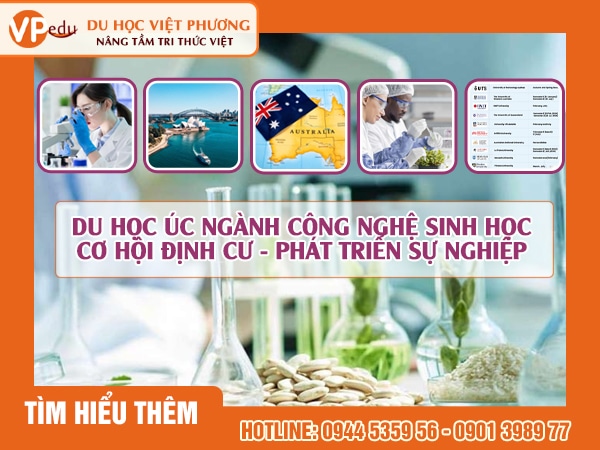Du học Úc Ngành Công nghệ Sinh học