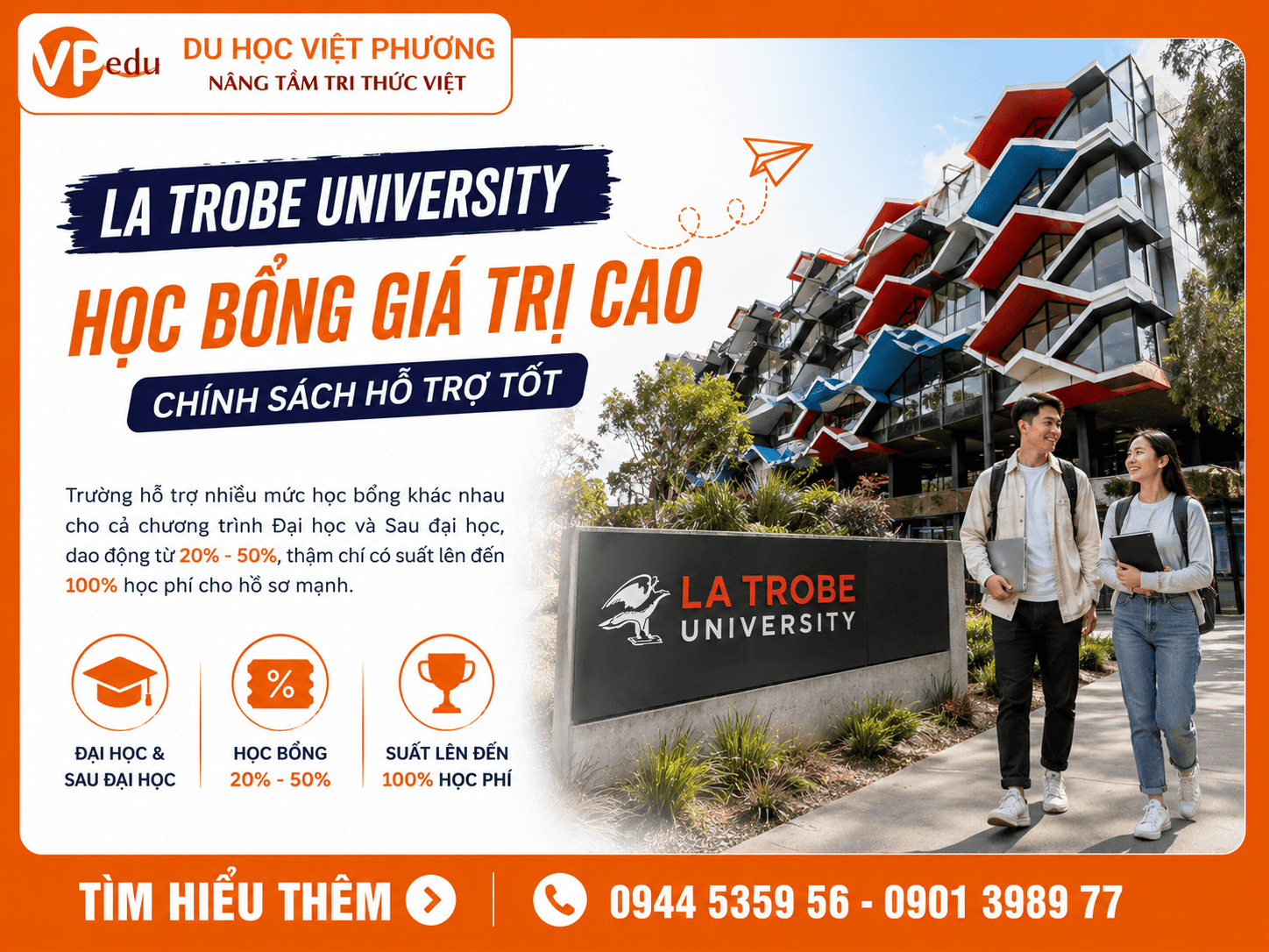 Tổng hợp 99+ học bổng du học Úc MỚI NHẤT 12 La Trobe University