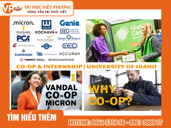 Cơ hội Co-op và Internship tại University of Idaho