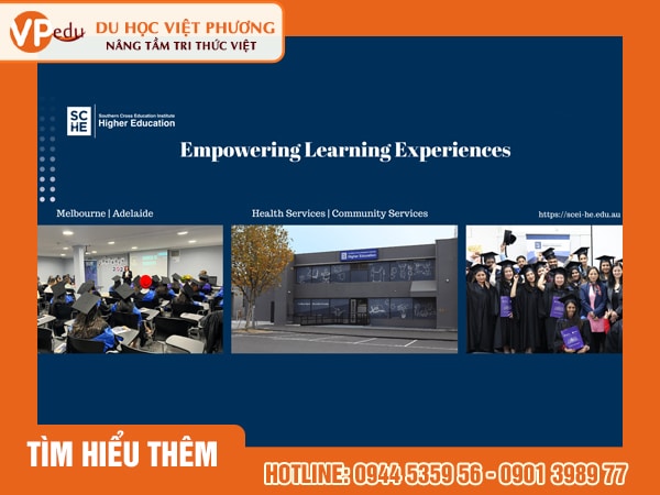 Campus học tập tại Melbourne hoặc Adelaide