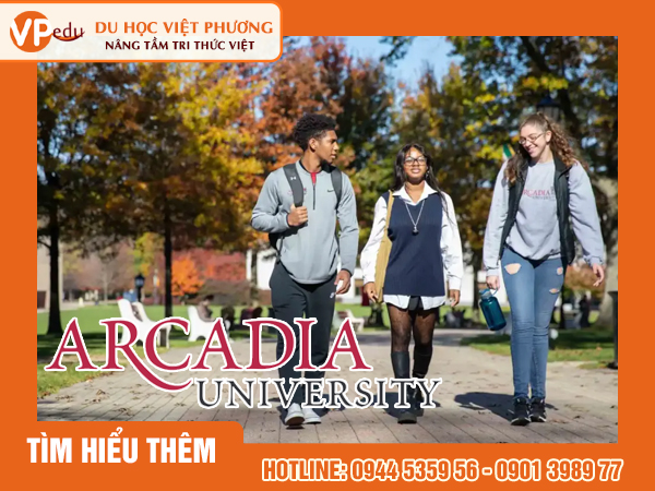 Du học sinh quốc tế tại trường Đại học Arcadia University