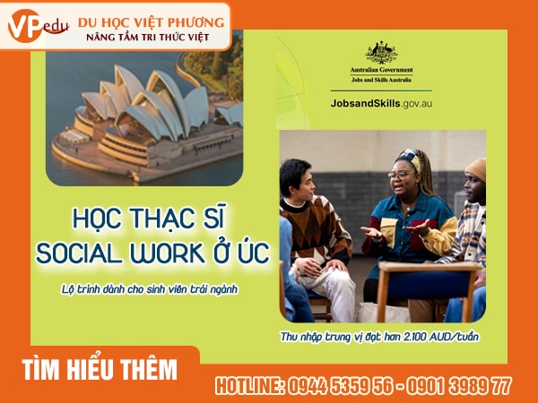 Học Thạc sĩ Social Work ở Úc: Lộ trình dành cho sinh viên trái ngành