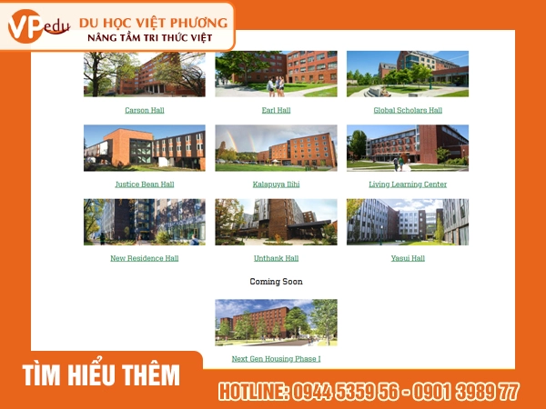 University of Oregon (UO): Đại học Hàng Đầu Mỹ Năm 2026 13 Ký túc xá trong khuôn viên trường University of Oregon