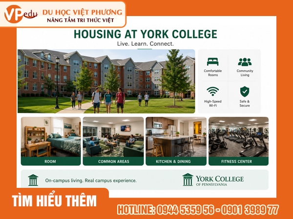 Ký túc xá tại York College of Pennsylvania