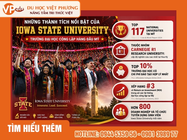 Những thành tích nổi bật của Iowa State University