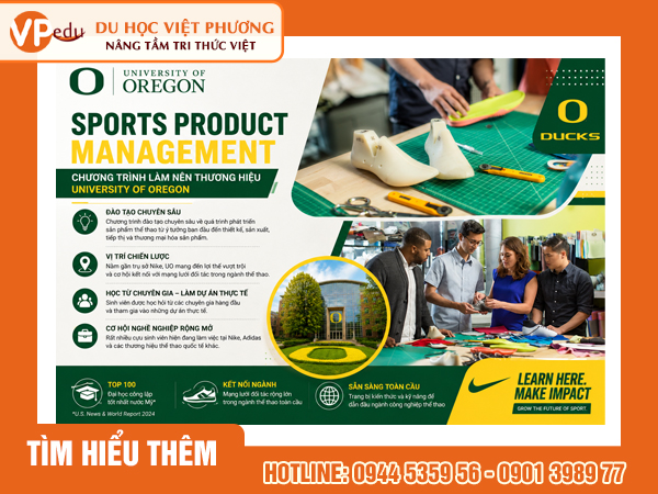 Sports Product Management – Chương trình làm nên thương hiệu University of Oregon