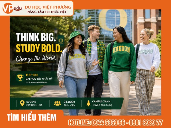 University of Oregon là trường đại học công lập nghiên cứu hàng đầu