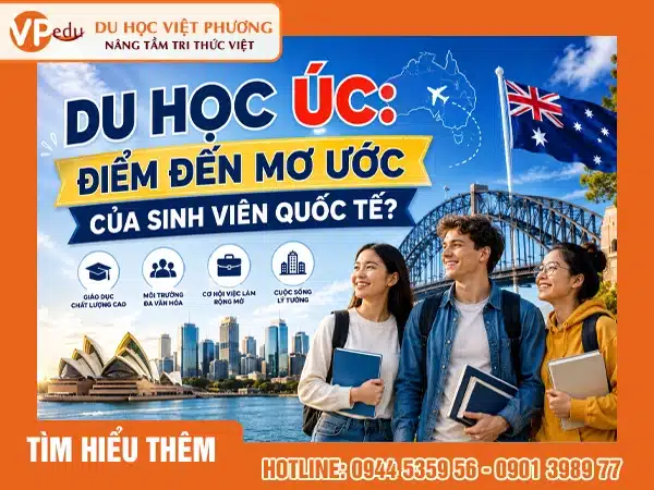 Du học Úc vẫn là điểm đến hàng đầu của sinh viên quốc tế ?